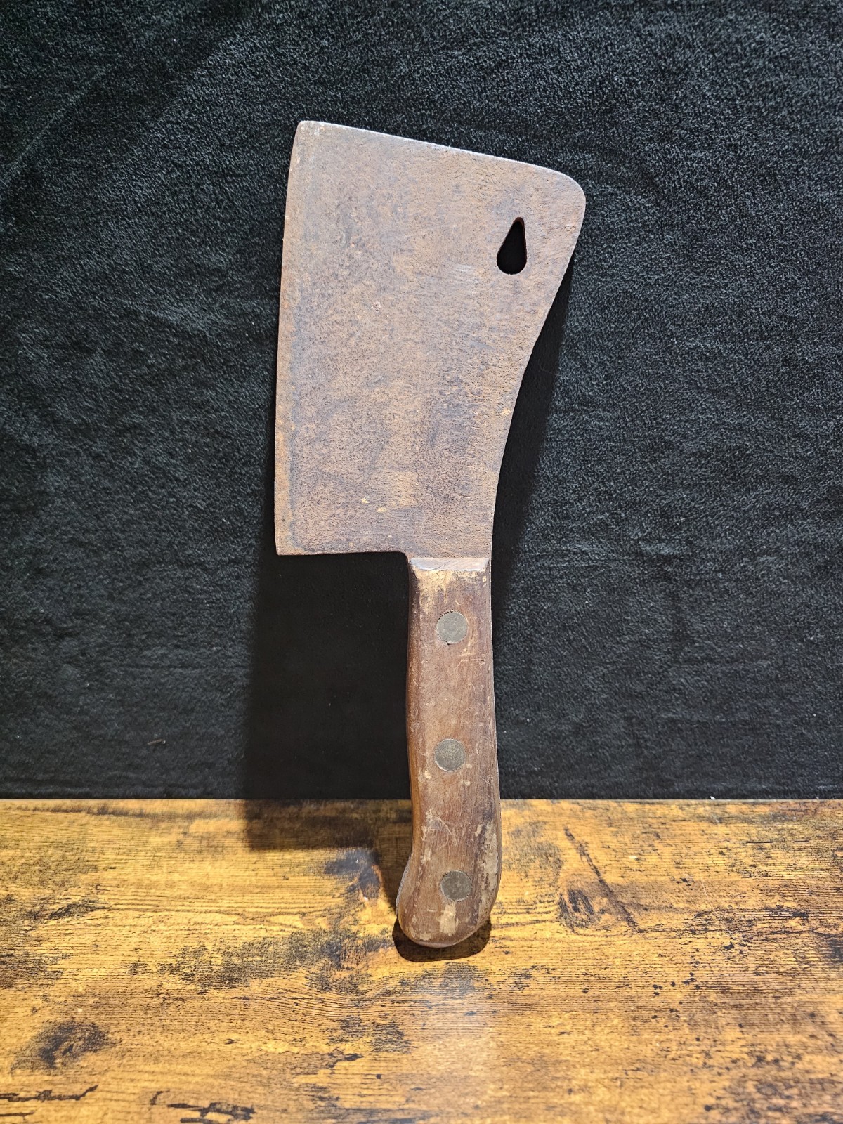 Vintage Briddell No. 860 Meat Cleaver Butcher's Knife 6 Vintage Briddell No. 860 Meat Cleaver Butcher's Knife 6