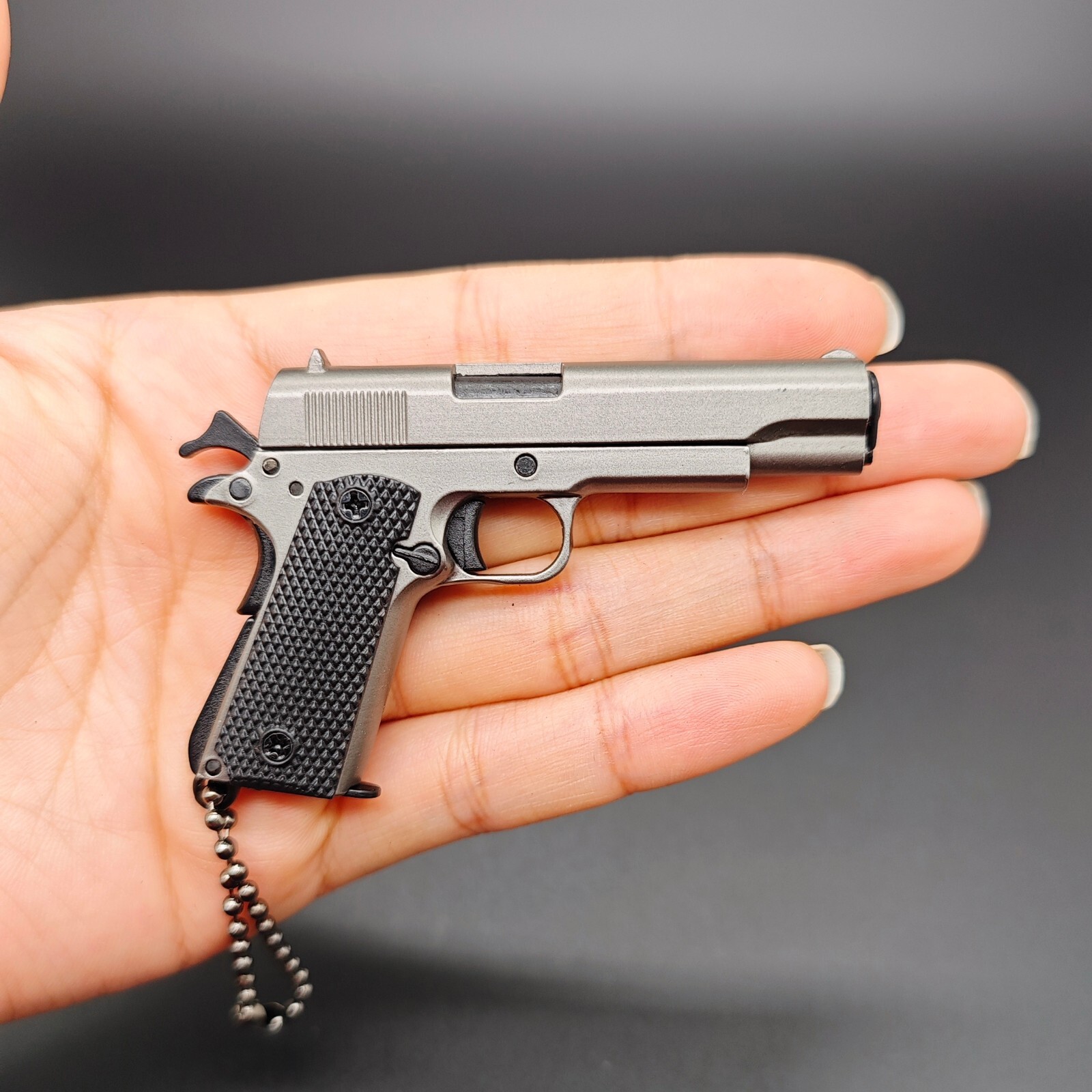 1911 Metal Pistol Keychain Luxury Authentic Metal Keychain - USA Seller