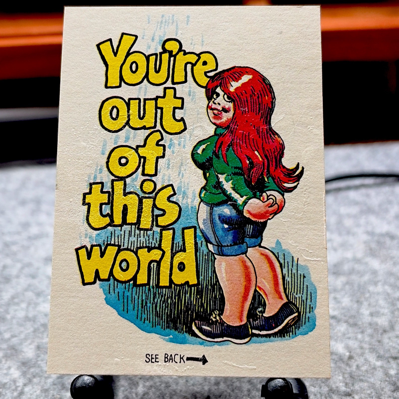 1965 Topps Monster Greeting Card #41 “You’re Out Of This World” | NM