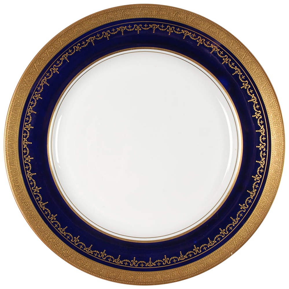 John  Aynsley & Sons Georgian Cobalt Dinner Plate 22102