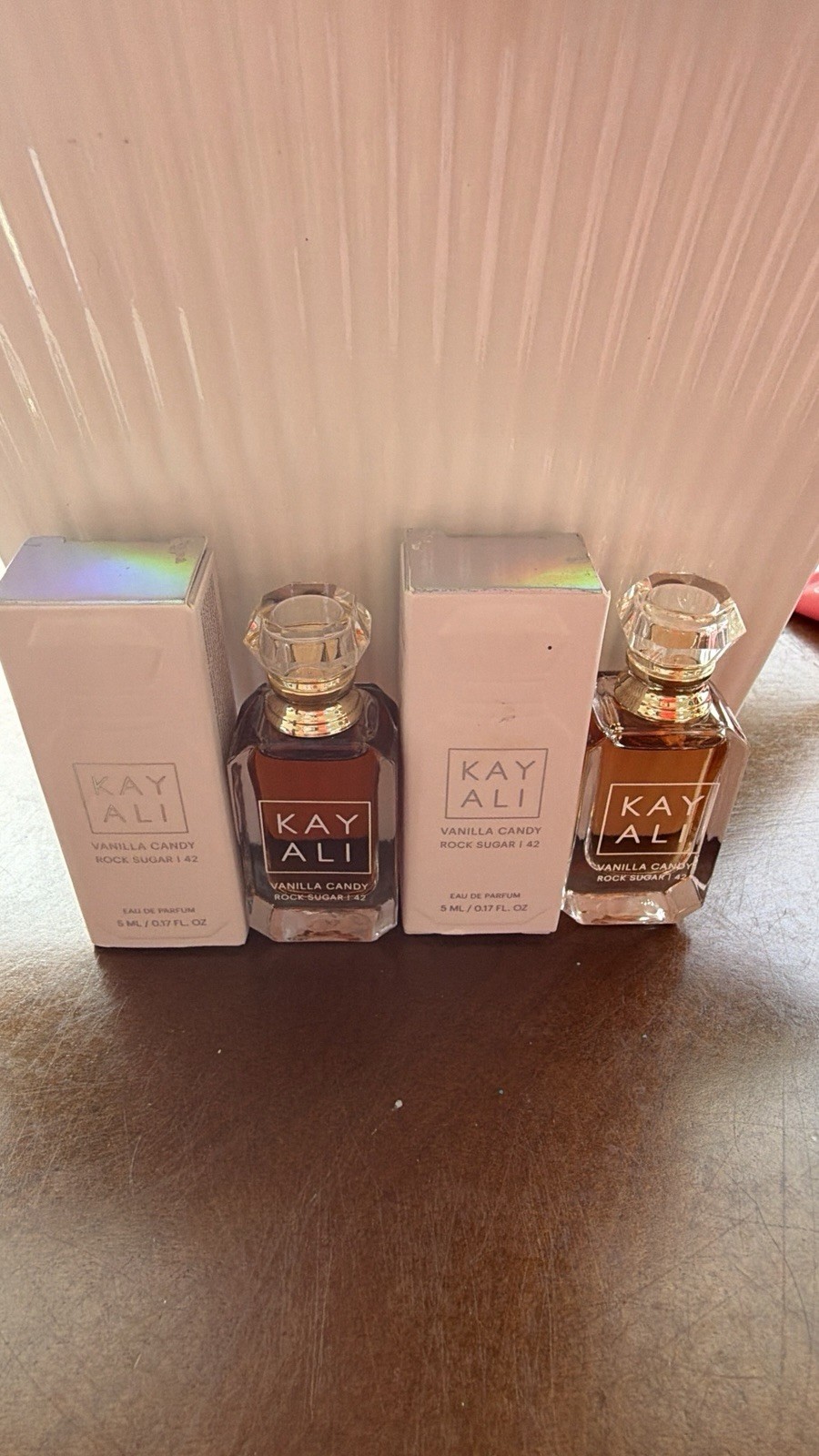 KAYALI Vanilla Candy Rock Sugar 42 Eau de Parfum 2,Mini Lot of 2 Boxes,17 fl oz