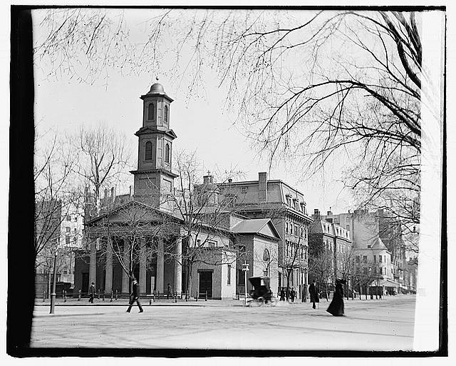 Photo:Washington D.C. St. John's Church 1910s 16th H St NW Church Exterior