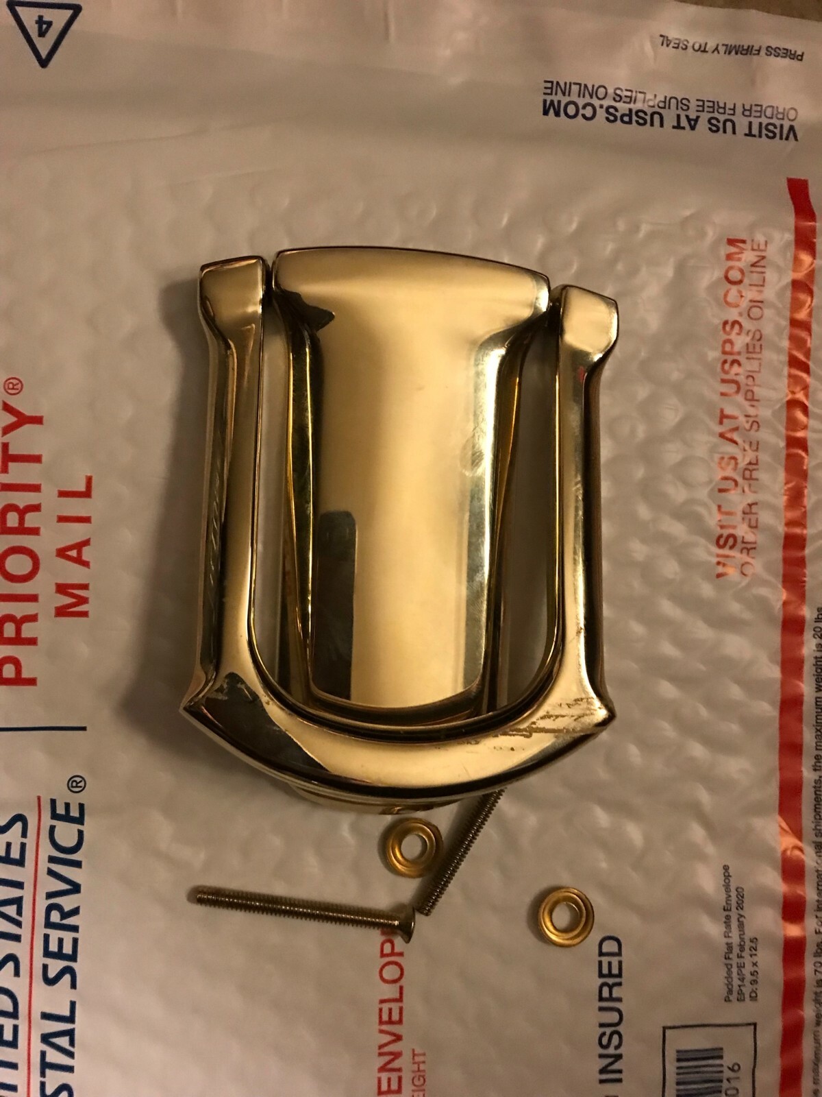 Vintage Solid Brass Simple & Elegant style door knocker 5.5\