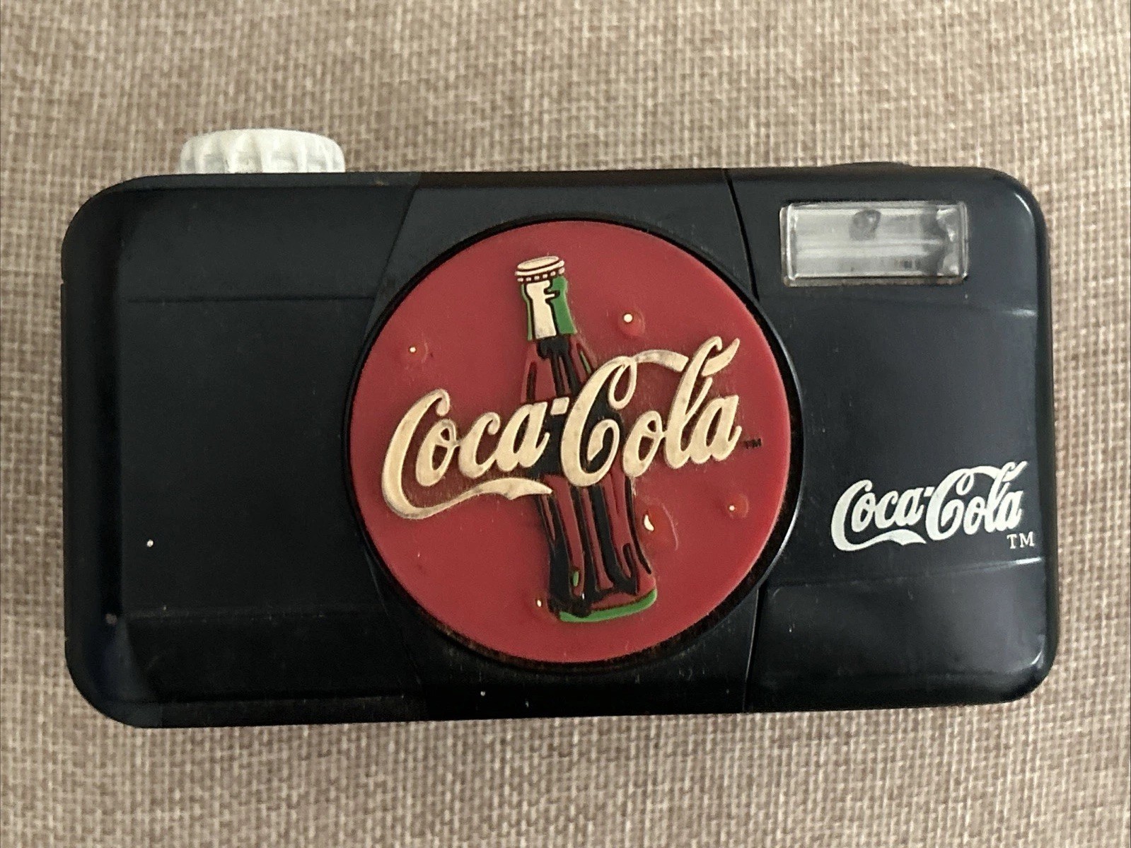 Vintage 1999 Coca Cola Camera 35mm Reusable Advertisment Camera Works Clean Batt