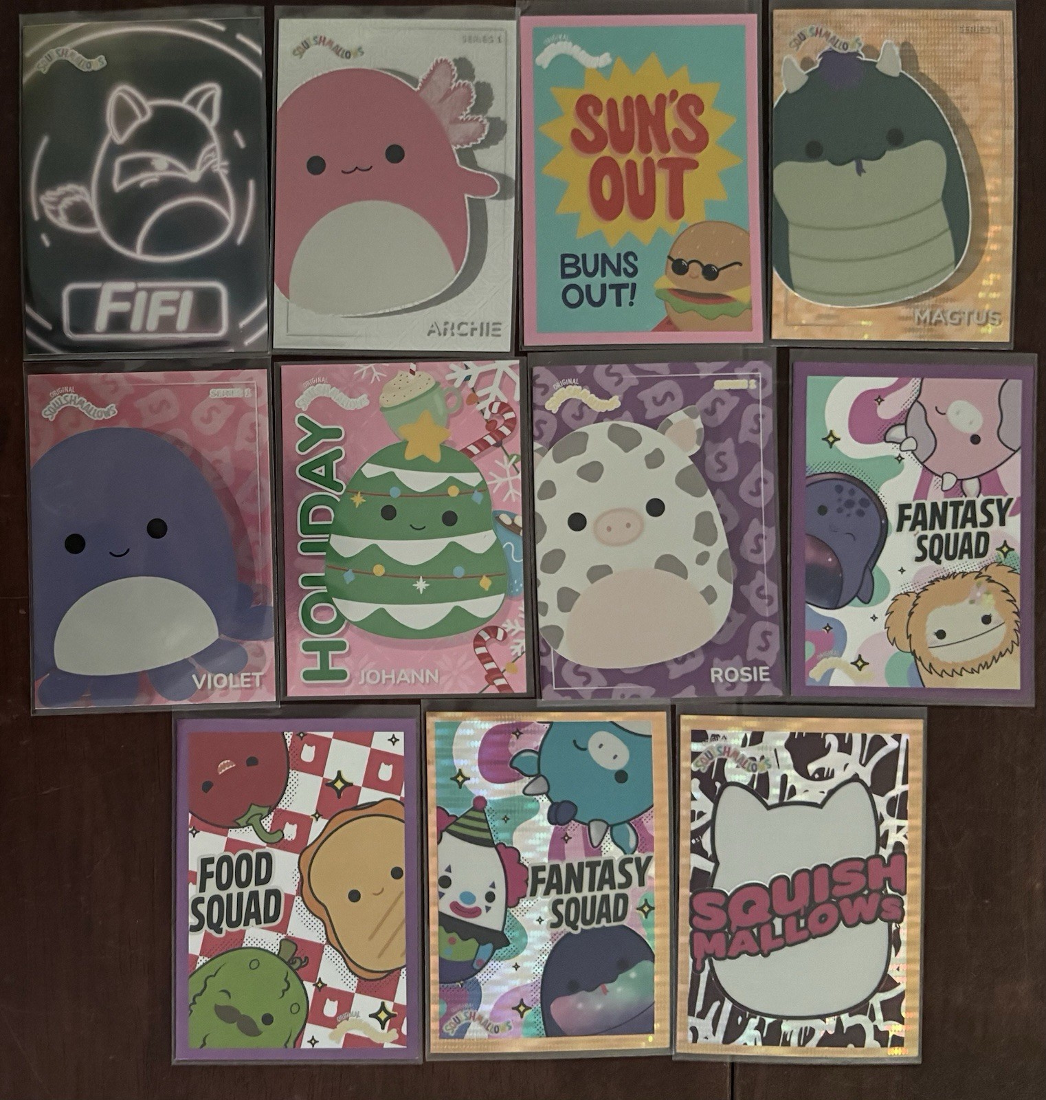 2024 Panini Squishmallows 11 Card Lot All #\'d/Case Hit