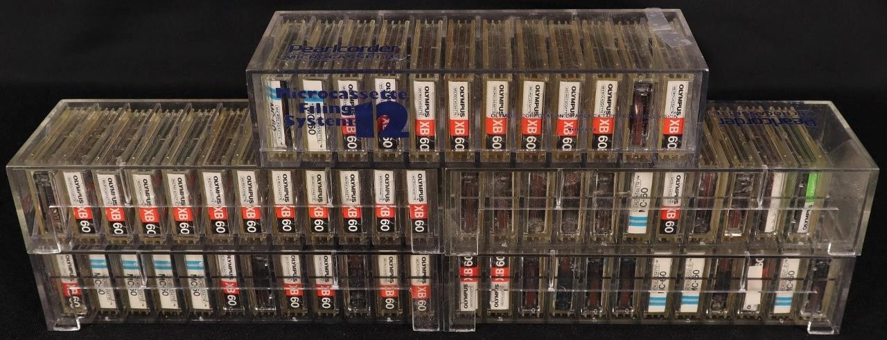 Lot of 59 Early 80s Comedy Microcassettes Rivers Carson Mason Dangerfield Soupy