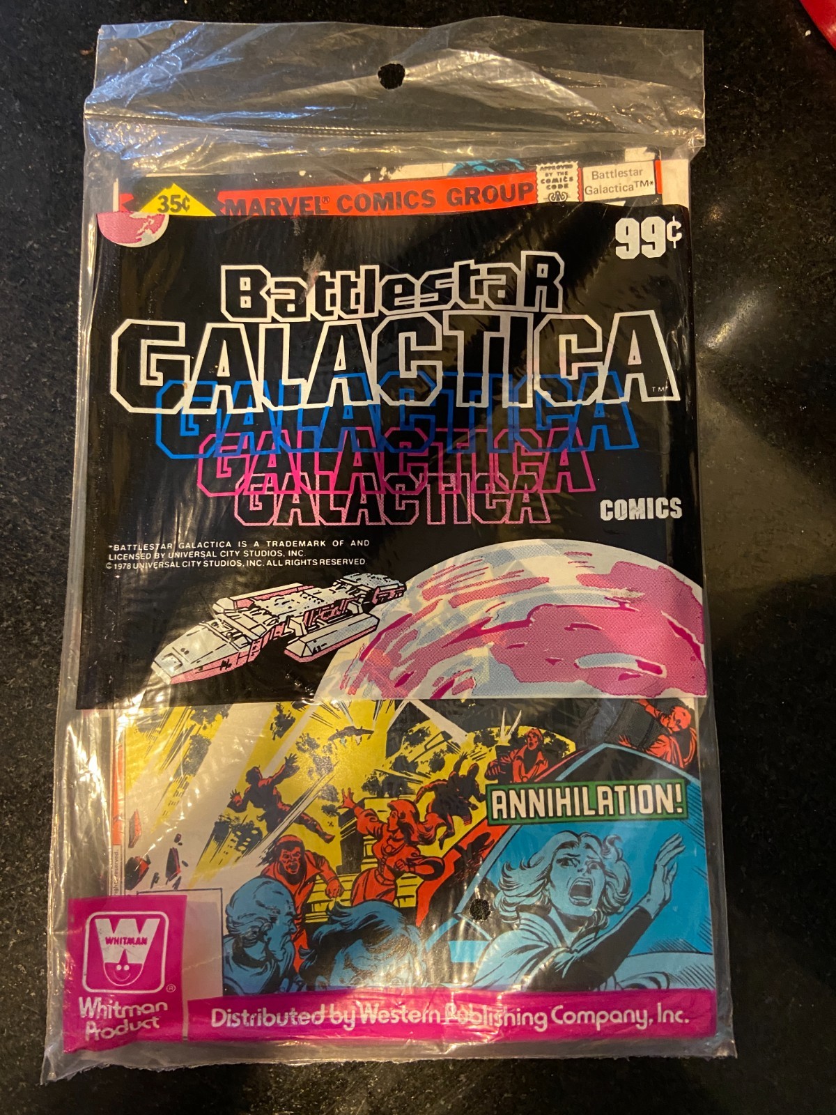 Whitman 3 Pack Battlestar Gallactica issues 1,2,3 Sealed Whitman 3 Pack Battlestar Gallactica issues 1,2,3 Sealed