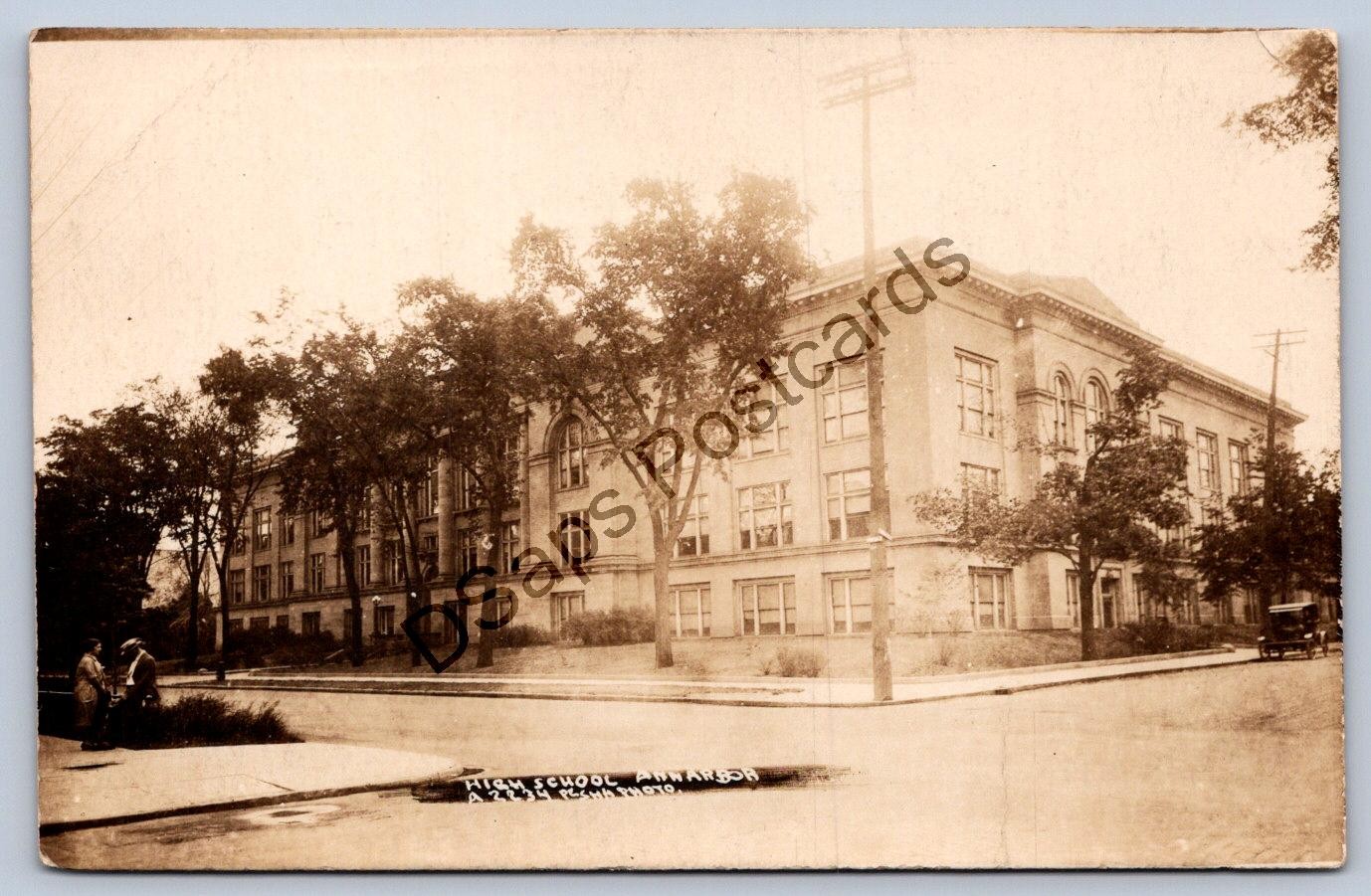 WA1/ Ann Arbor Michigan RPPC Postcard c1910s High School Pesha 234