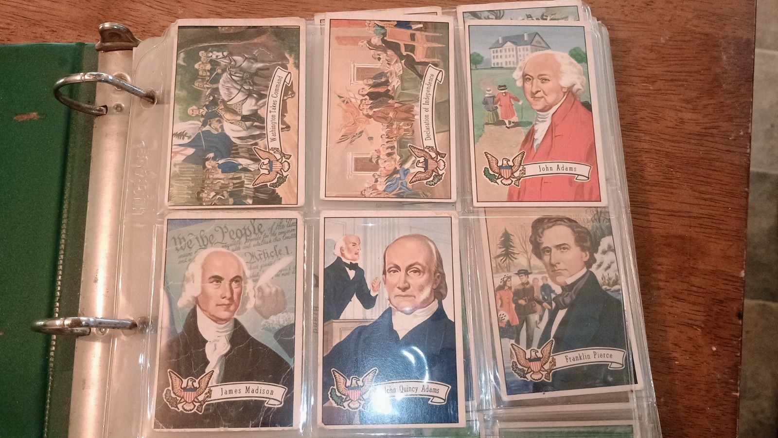 (LOT OF 33) 1952 BOWMAN PRESIDENT CARDS -RARE UNITED STATES COLLECTIBLES