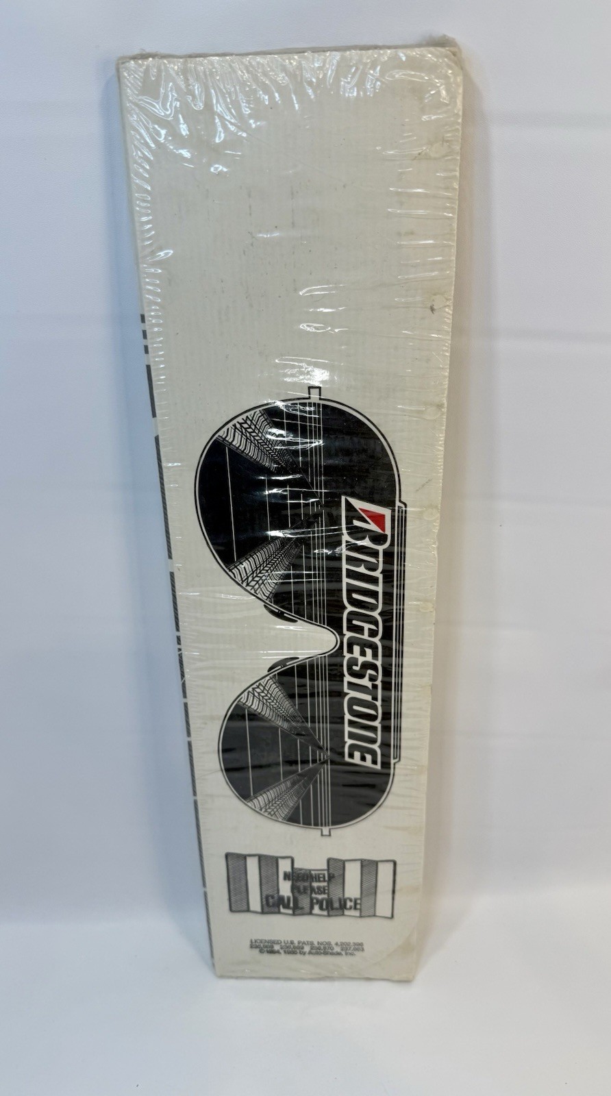 Vintage 1985 Folding Auto-Shade Promo Bridgestone Tire Sunglasses: Sealed NEW