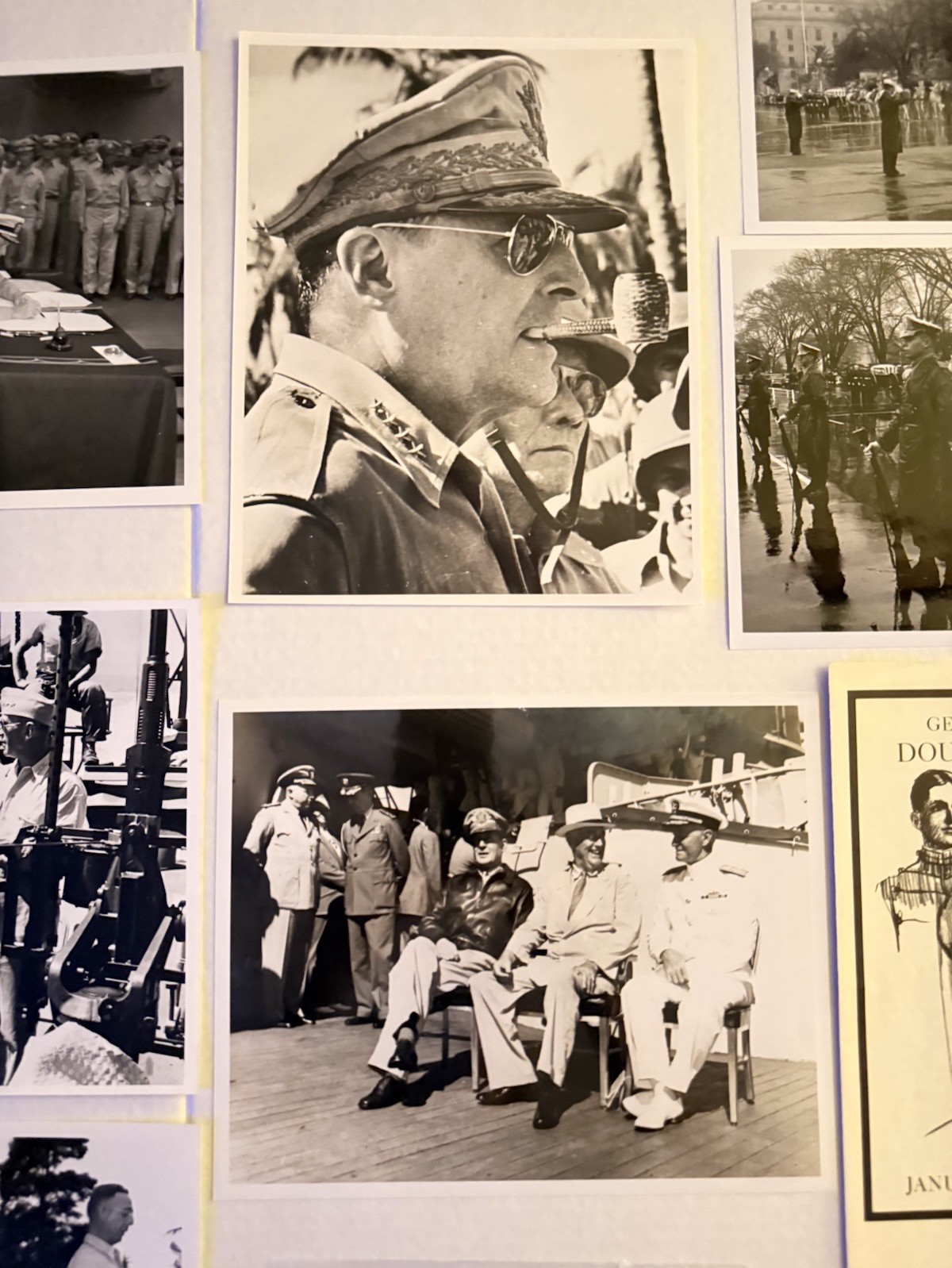 General Douglas MacArthur Photo Collection Lot