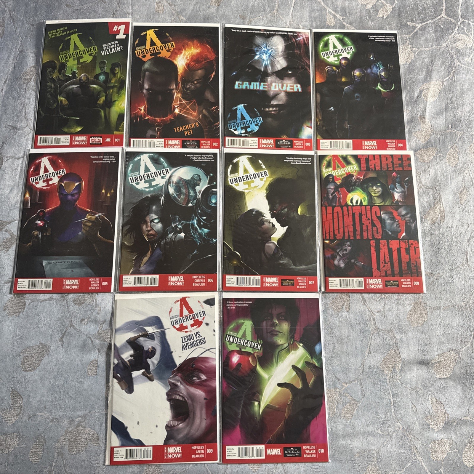 Avengers Undercover 2014 Complete Series 1-10 Comics Lot Avengers Undercover 2014 Complete Series 1-10 Comics Lot