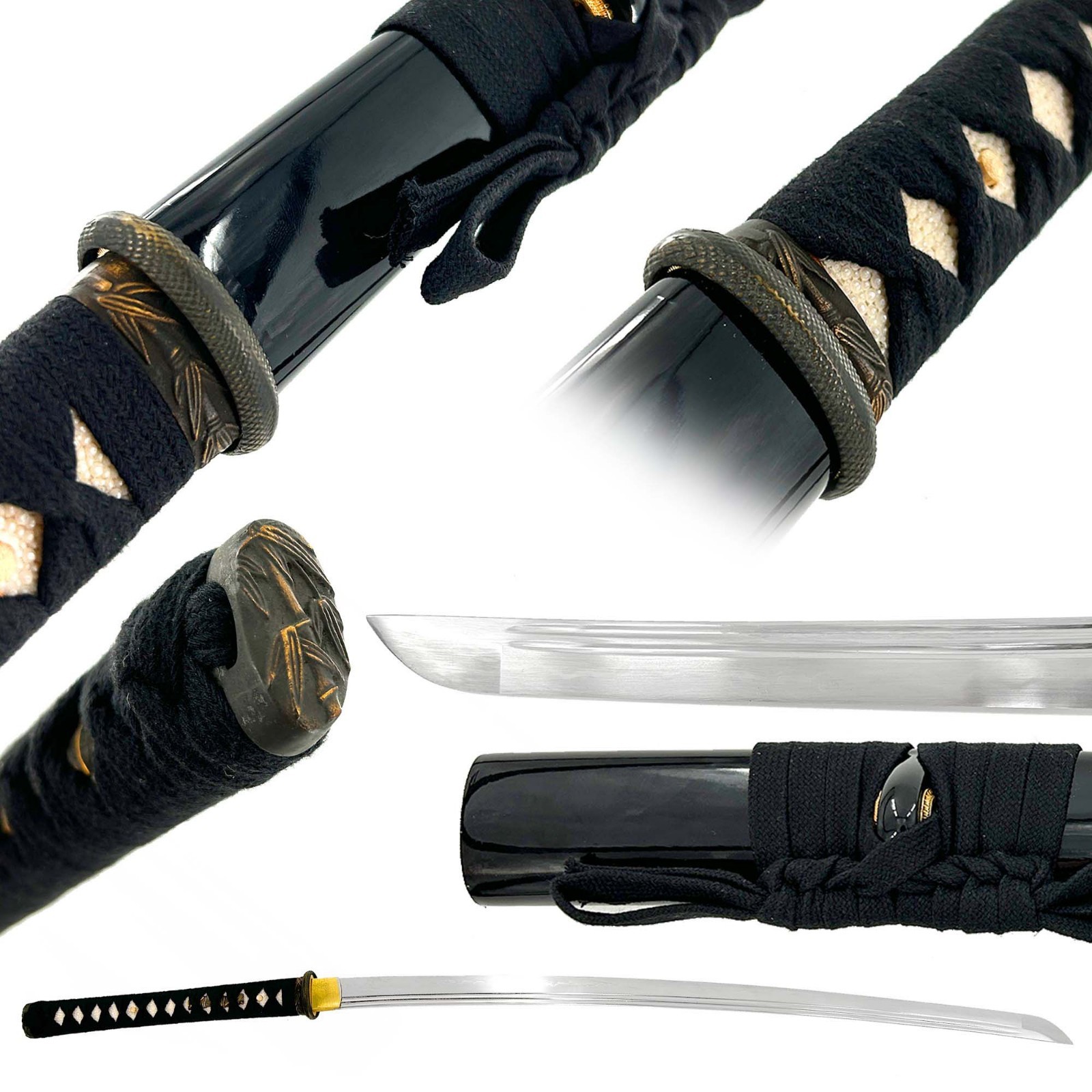 Bamboo Fast Cutter hand forged Katana - Lightweight highly maneuverable Sword