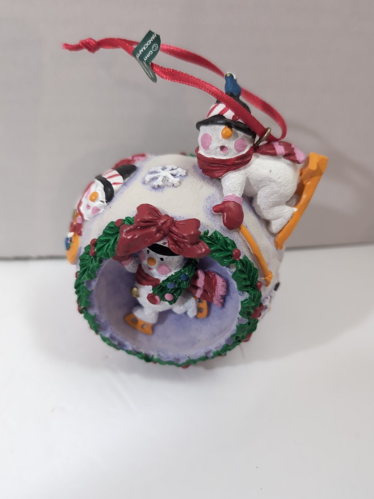 Thrifty Payless Drug Store Snow Man Ornament, Giny Brand 1993
