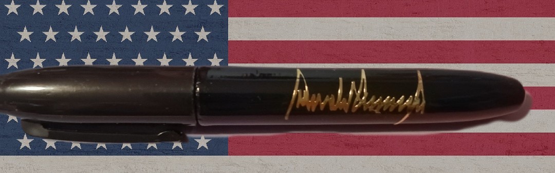  President Trump Bill Signer Sharpie Pen REPLICA 