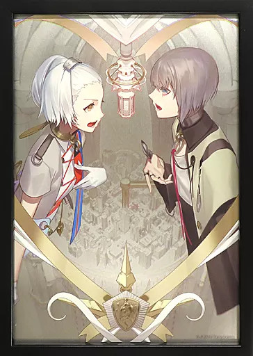 Caligula2 Poster A4 Metal Print Key & Regret DMM Scratch Collectible