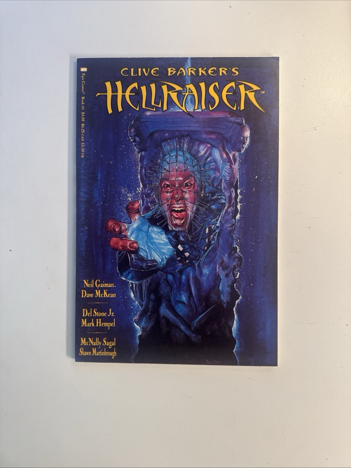 CLIVE BARKER'S HELLRAISER BOOK 20 Marvel Epic Comics 1992