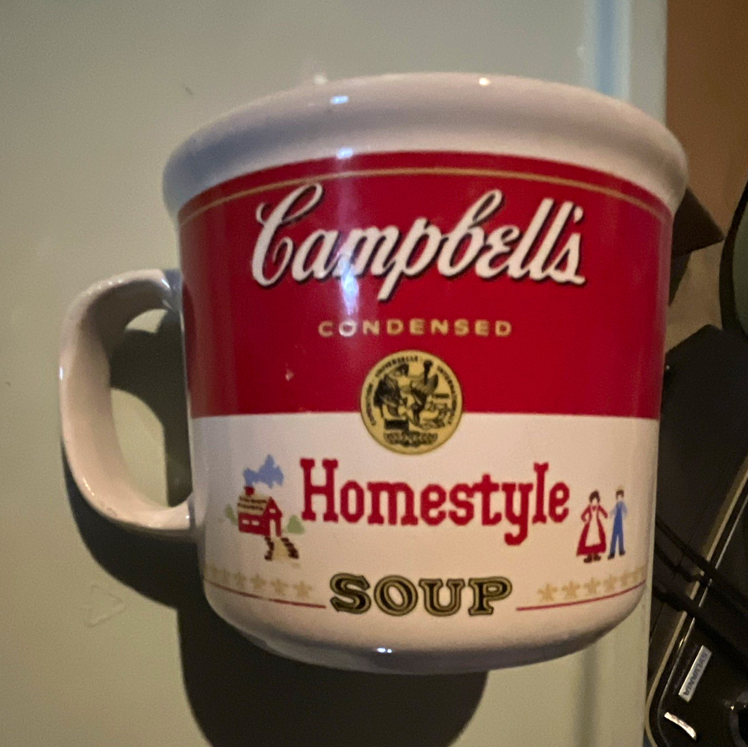 Campbell's Condensed Homestyle Soup Red & White Advertising Mug, 1989