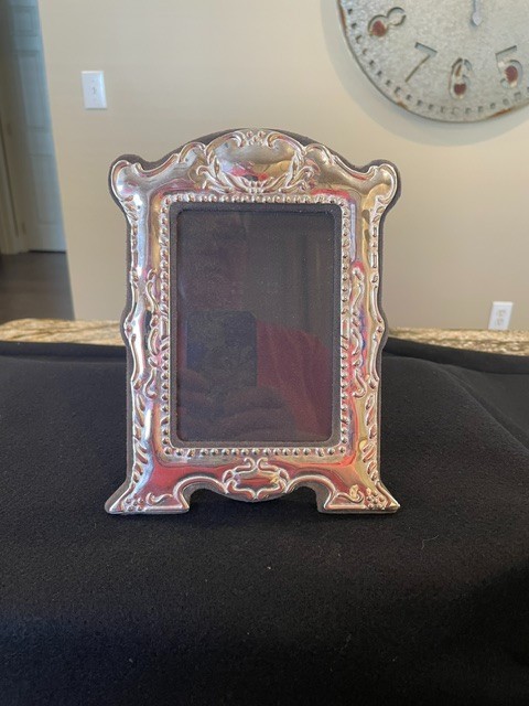 Vnt Silver Craft of London Silver Plate Standing Picture Frame 8X6 4X5 Pic NICE