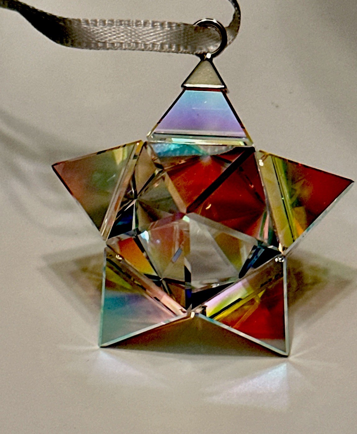Swarovski Star Ornament Crystal AB Small #5283478