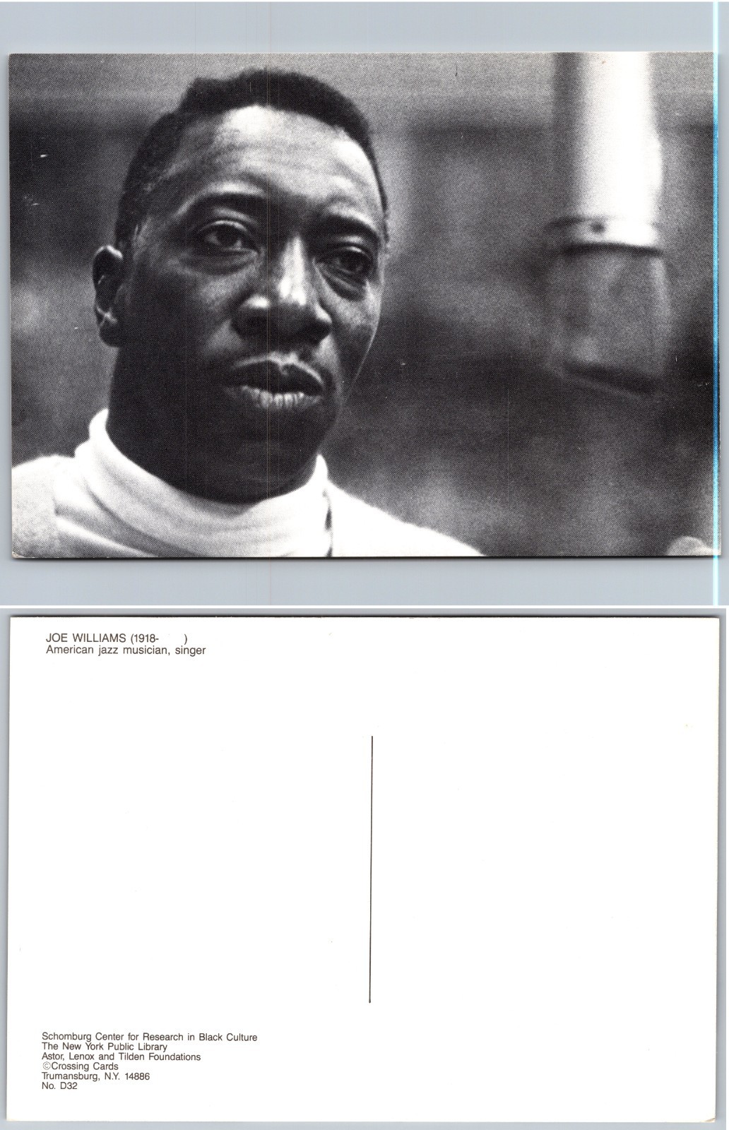 Continental Portrait Singer Postcard