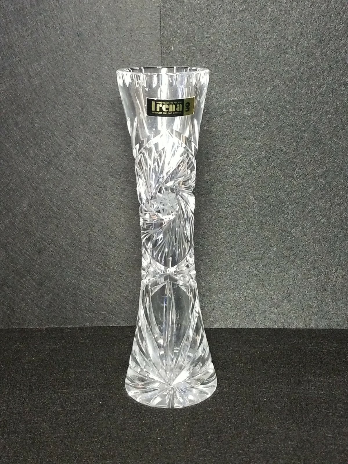 Hand Made In Poland Irena Handcut 24% Lead Crystal 8