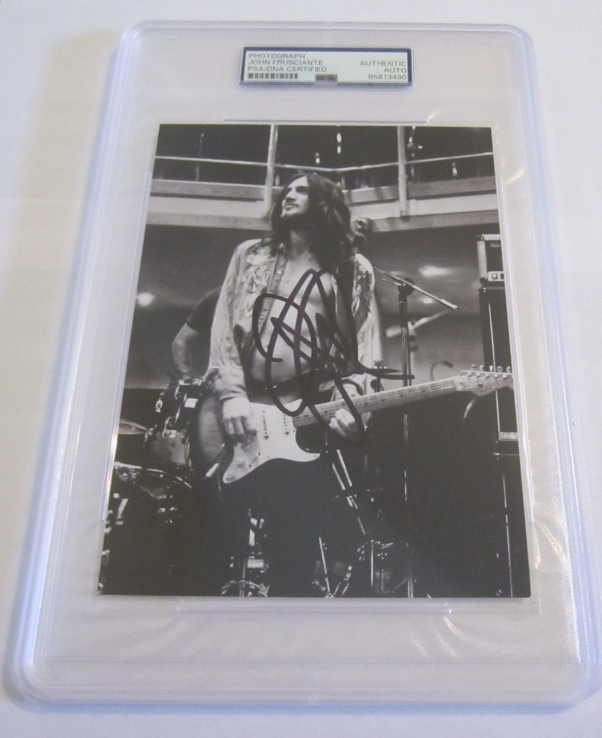 John Frusciante Red Hot Chili Peppers signed autographed 5x7 photo PSA authentic