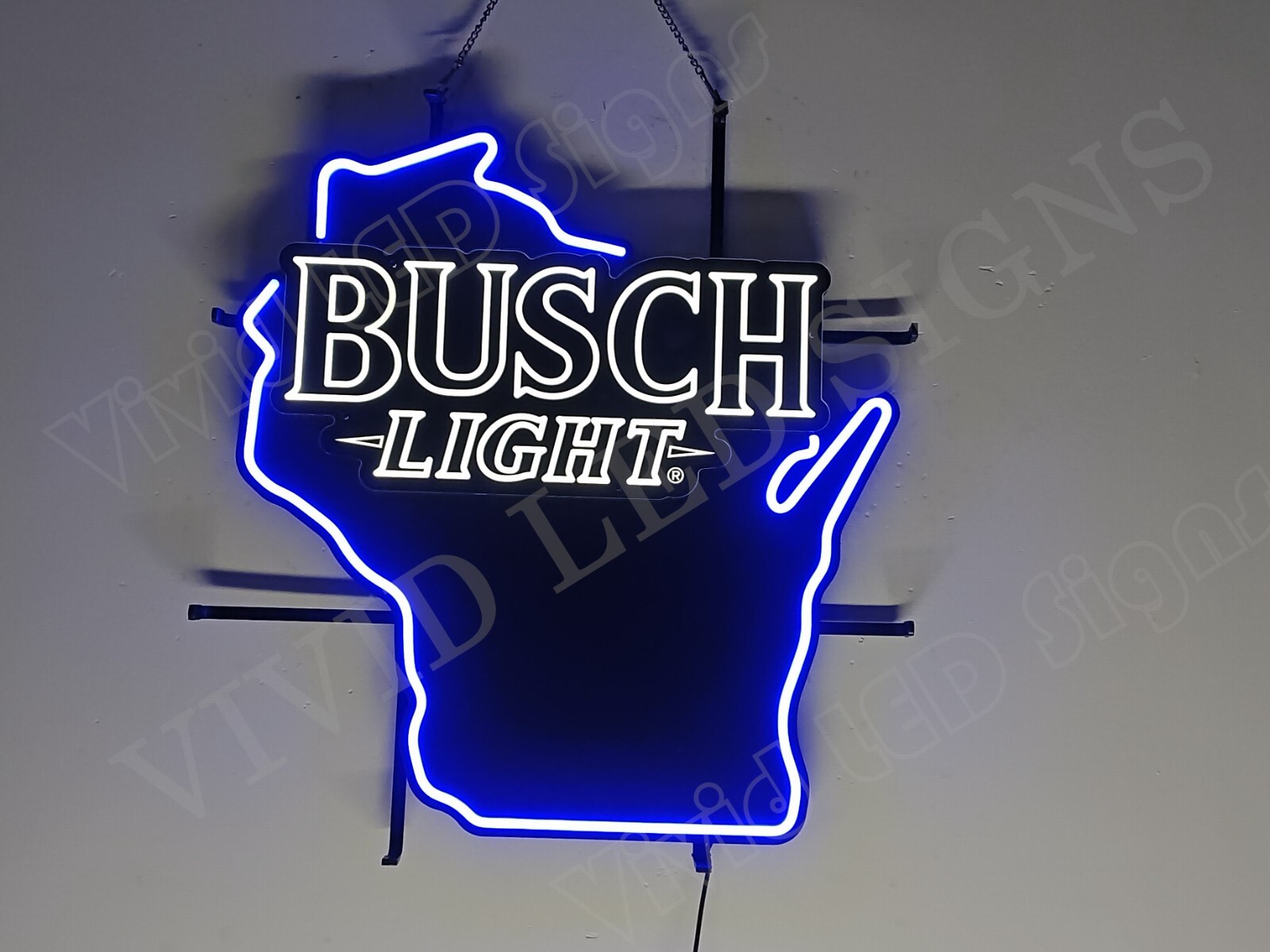 Wisconsin State Map Beer Lager 24\