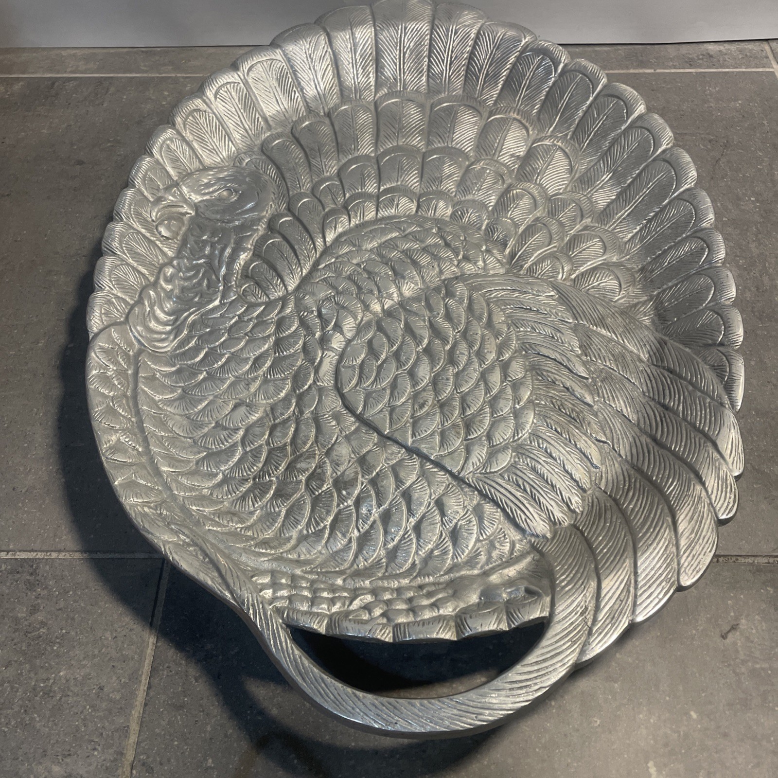 VTG 1977 Arthur Court Rare Red Eye Turkey Serving Platter 24” X 18” HUGE & HEAVY VTG 1977 Arthur Court Rare Red Eye Turkey Serving Platter 24” X 18” HUGE & HEAVY