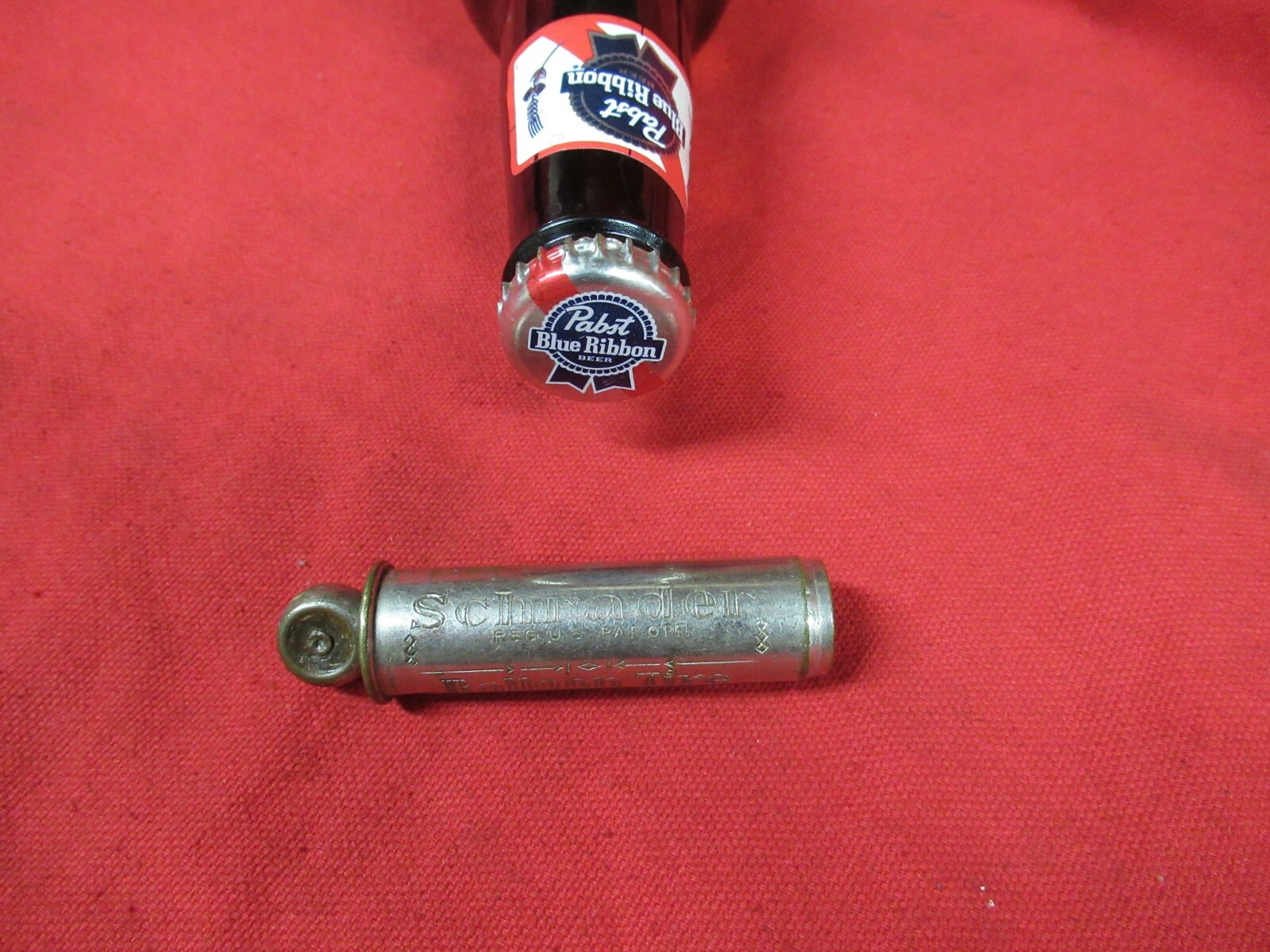 Vtg Schrader Balloon Tire pressure Gauge,Pat. 1923,Brooklyn NY~GD+🤠🤠G2.12.22R