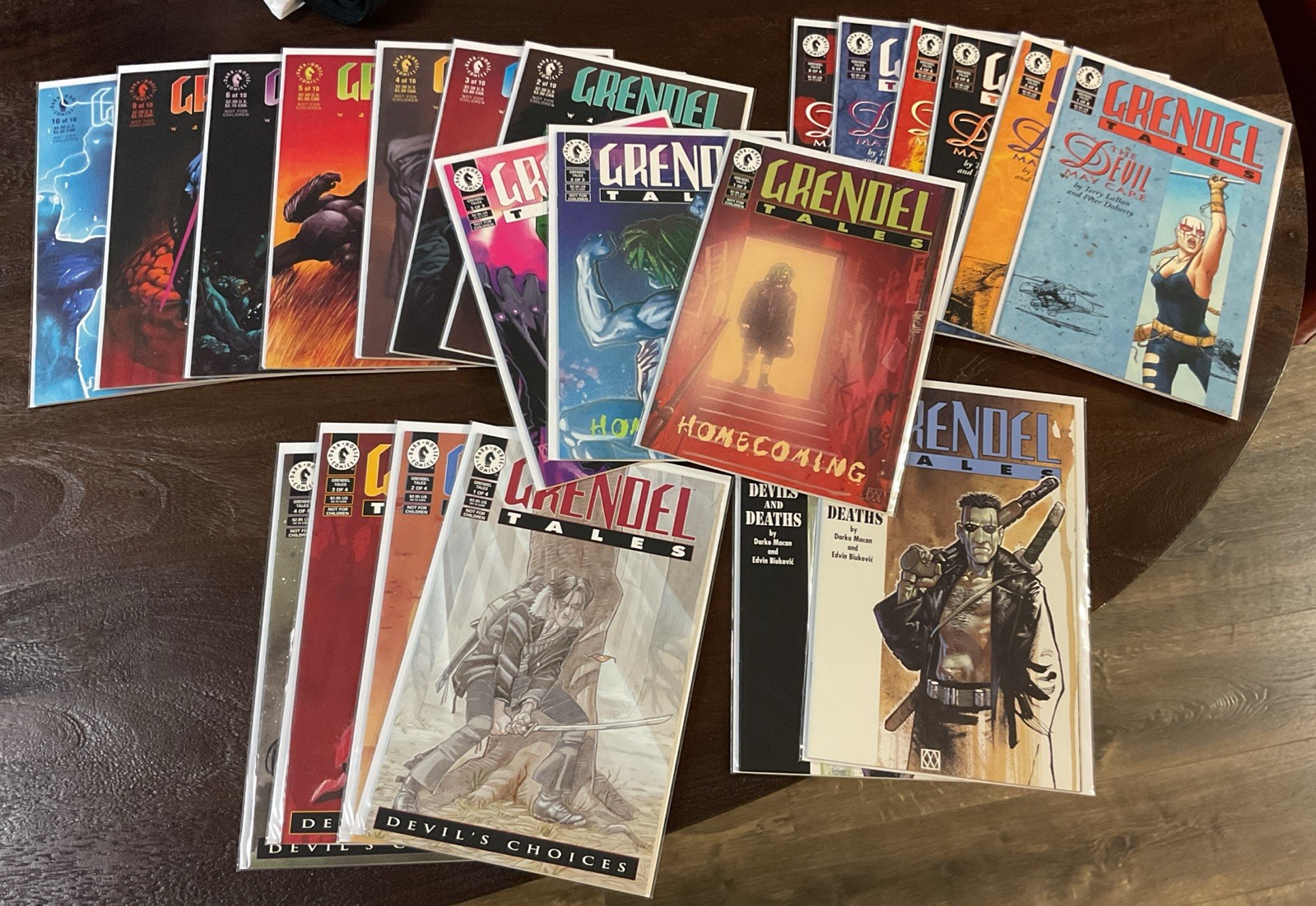 Grendel Lot Of 22 VF-NM Dark Horse 1992 War Child, Grendel Tales Matt Wagner