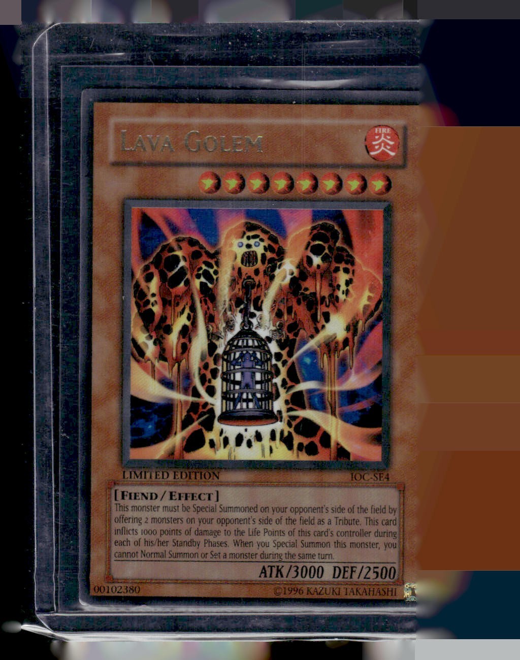 Yu-Gi-Oh Lava Golem IOC-SE4 Limited Edition