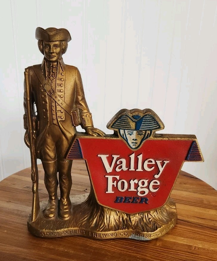 Rare 1956 Valley Forge Beer Bar Swizzle Stick Bottle Holder Adam Scheidt