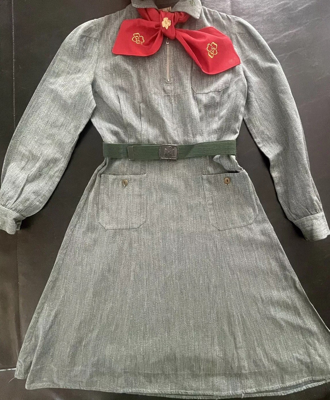REDUCED 86 YEARS RARE 1937-1939 Vintage GIRL SCOUT INTERMEDIATE DRESS UNIFORM