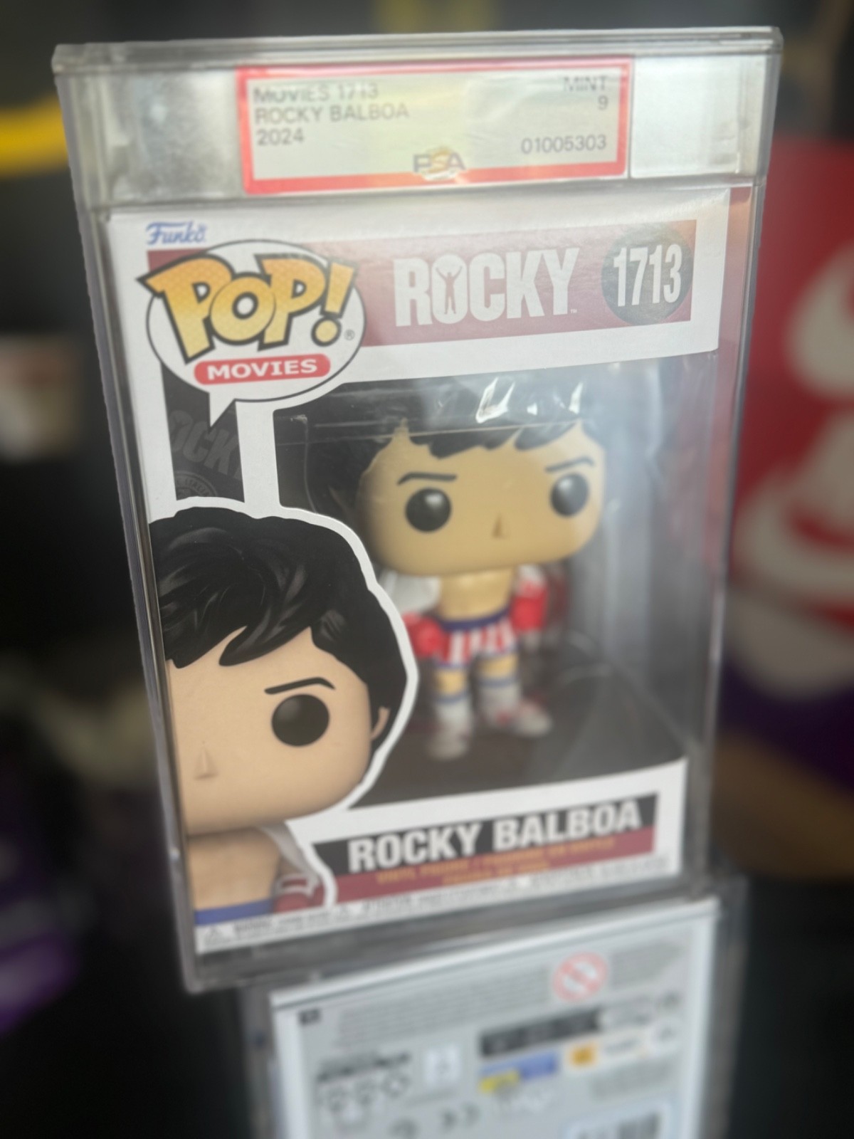 Funko POP Movies 1713 Rocky Balboa PSA MINT 9