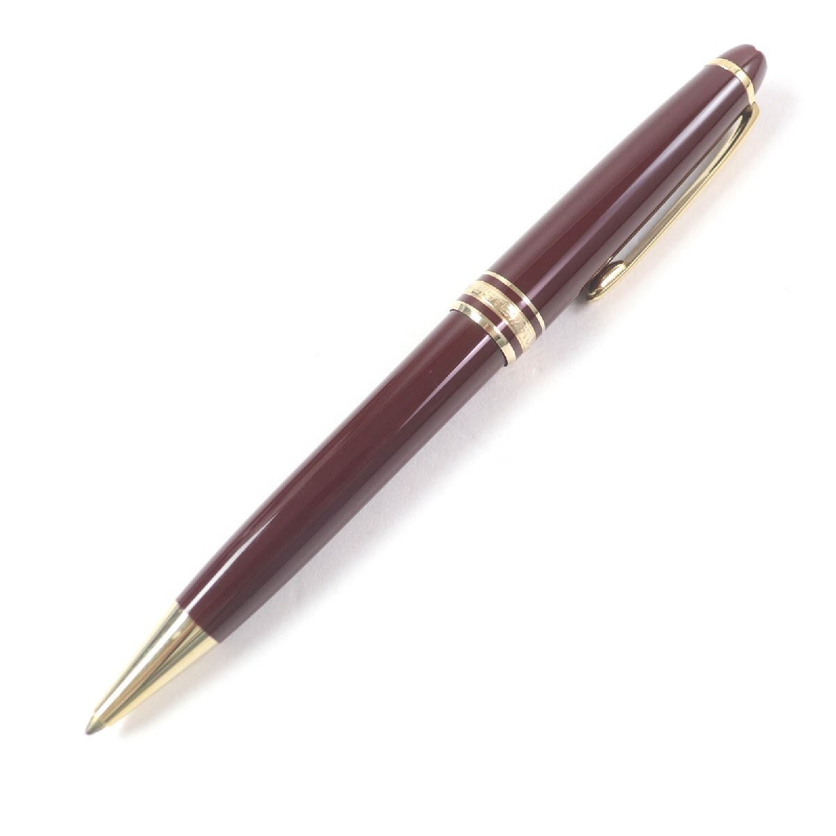Good MONTBLANC Meisterstuck Classic Bordeaux Gold Twist Ballpoint Germany