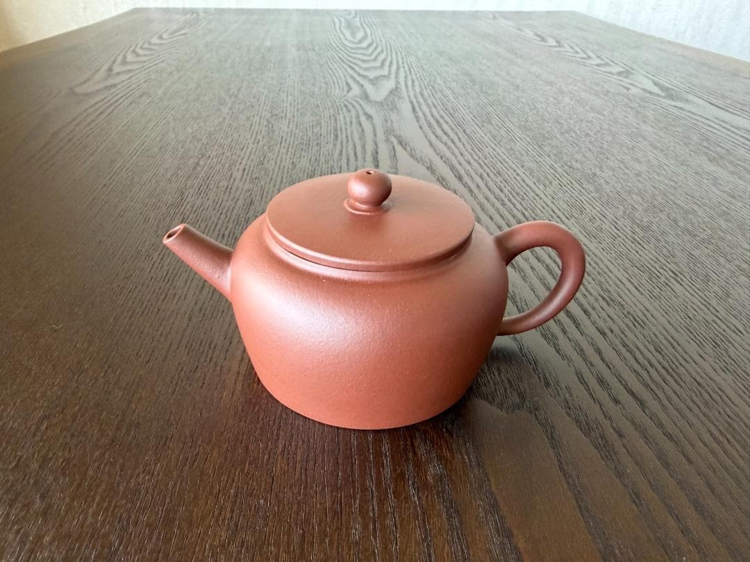 Yixing Purple Sand Teapot Kikufang Artist Work Clay Japanese Style Unused