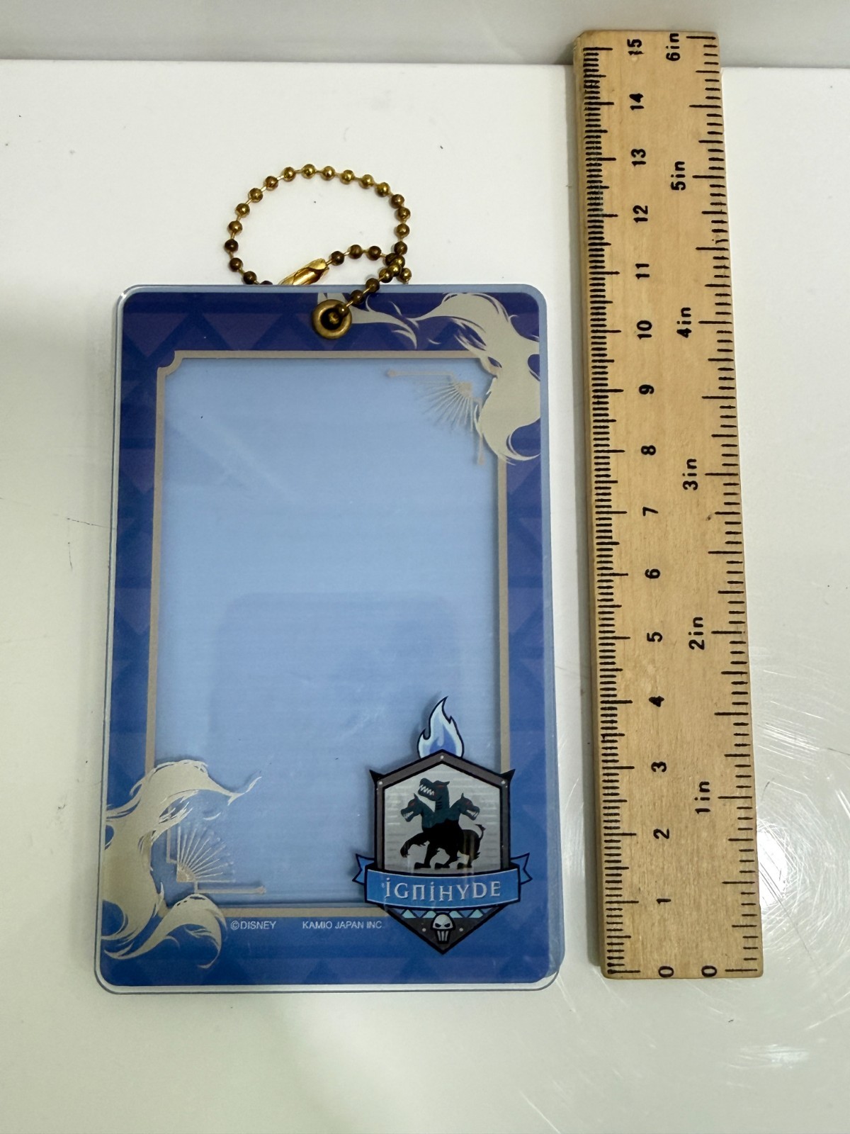 Disney Twisted Wonderland Ignihyde Clear Card Case Keychain Kamio Japan Import