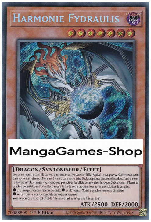 Yu-Gi-Oh Harmonie Fydraulis BLZD-FR024 Secret Rare in French