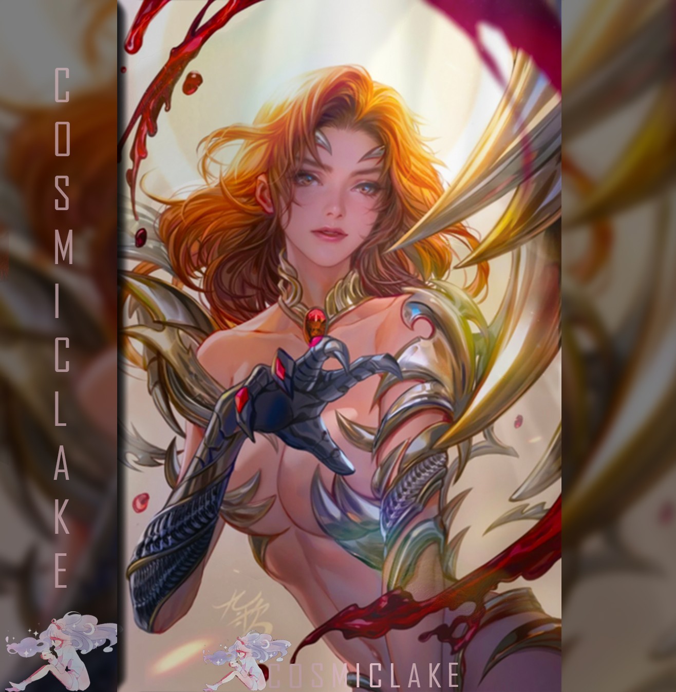 Witchblade #25 Fan Yang Foil Virgin Variant Ltd 500 Presale 9/16☆