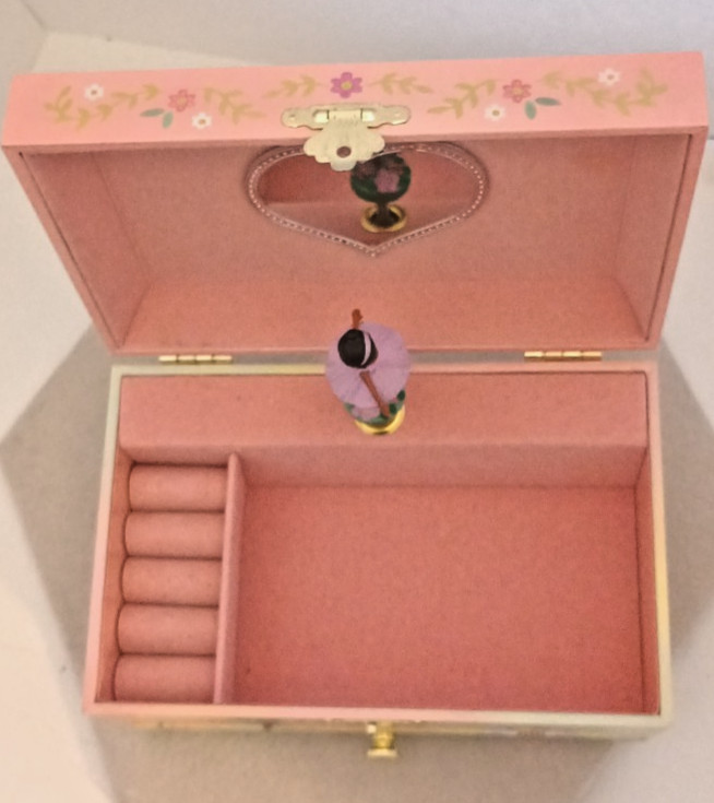 Jewelkeeper Jewelry Music Box Ballerina Doll Little Queen \