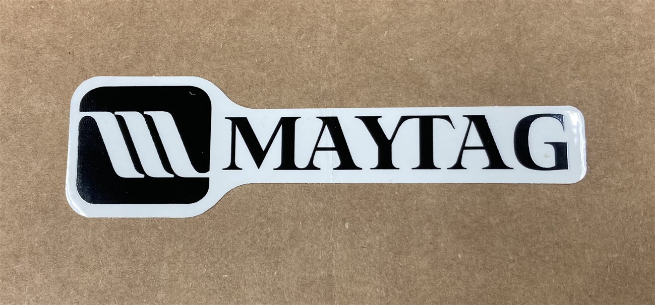 Vintage New Maytag Wringer Washer Appliance LOGO DECAL 15945