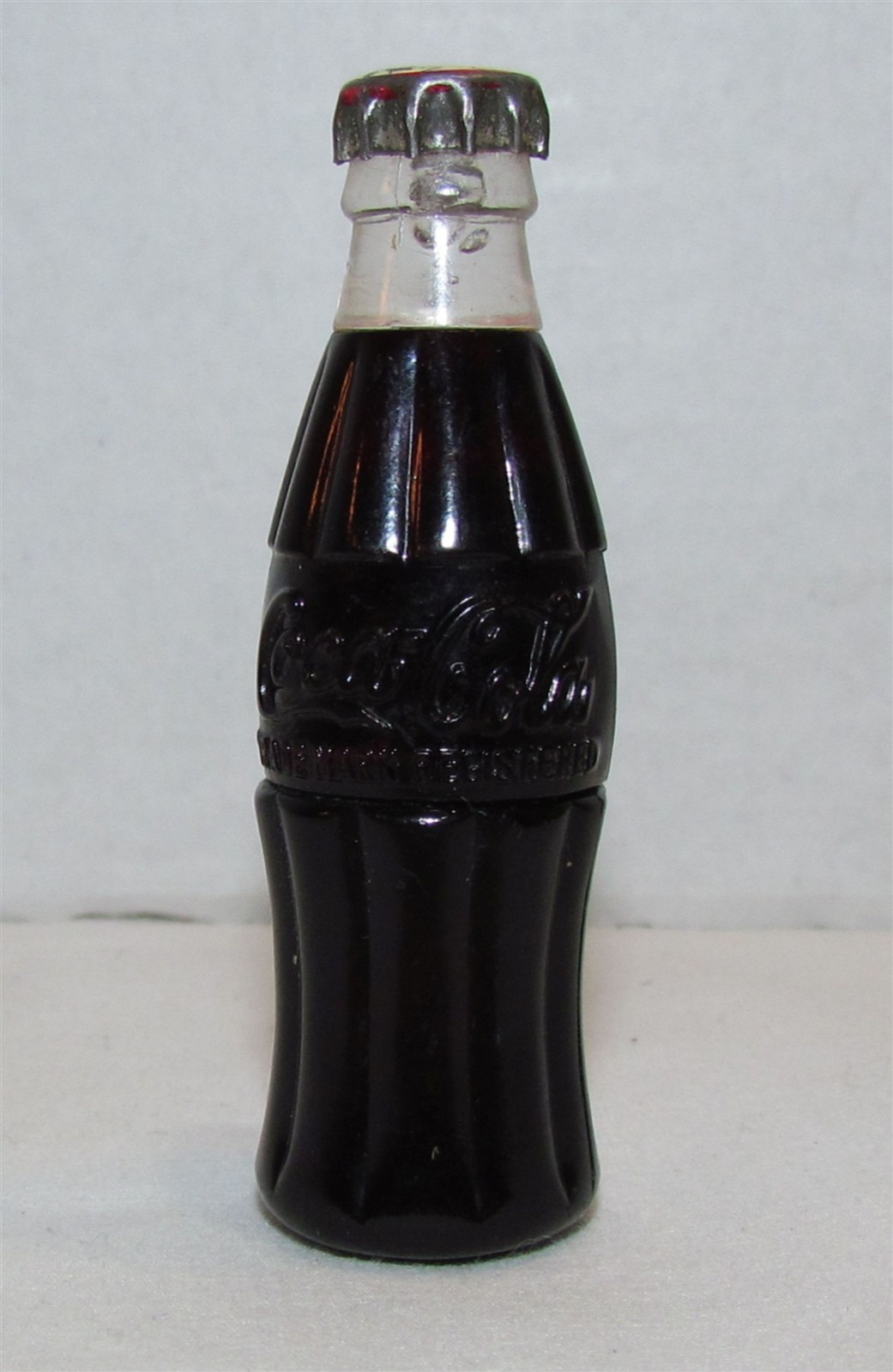 Vintage Coca-Cola Miniature Soda Bottle Cigarette Lighter