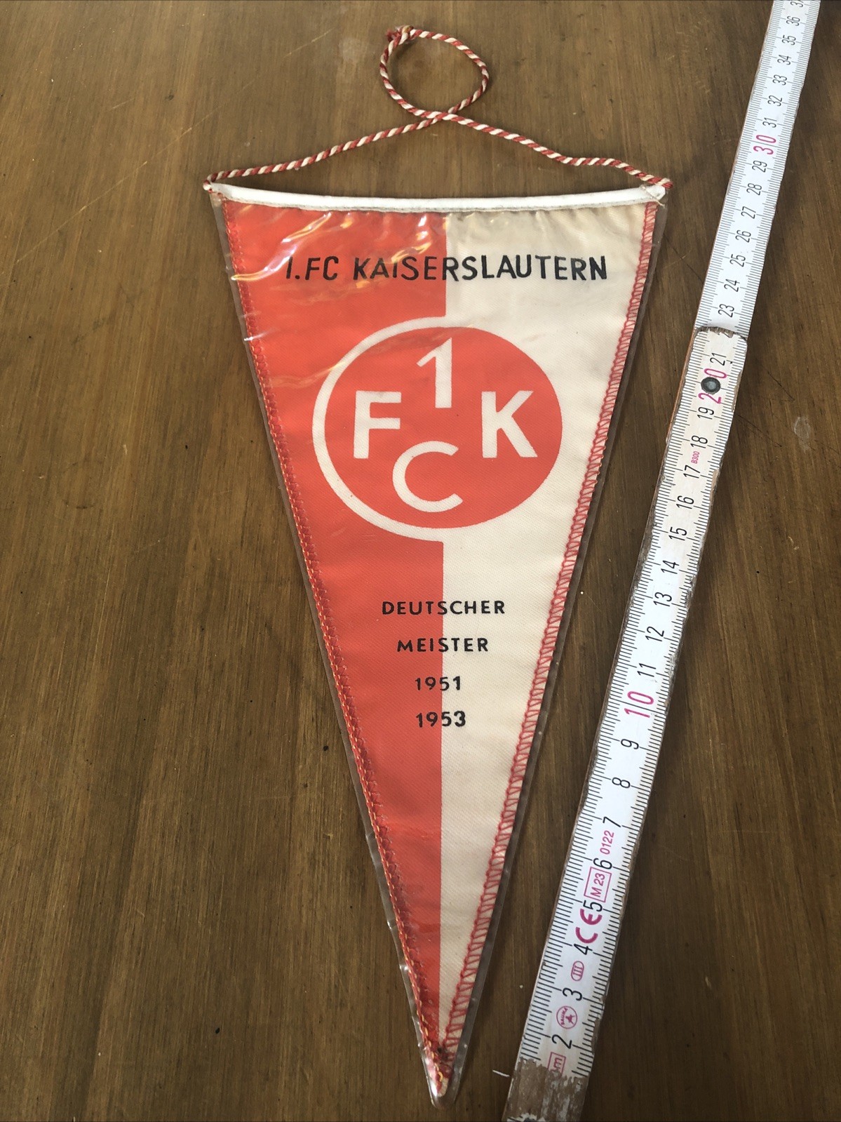 1.fc kaiserslautern pennant/pennant/fanion 🔴⚪️👹⚪️🔴