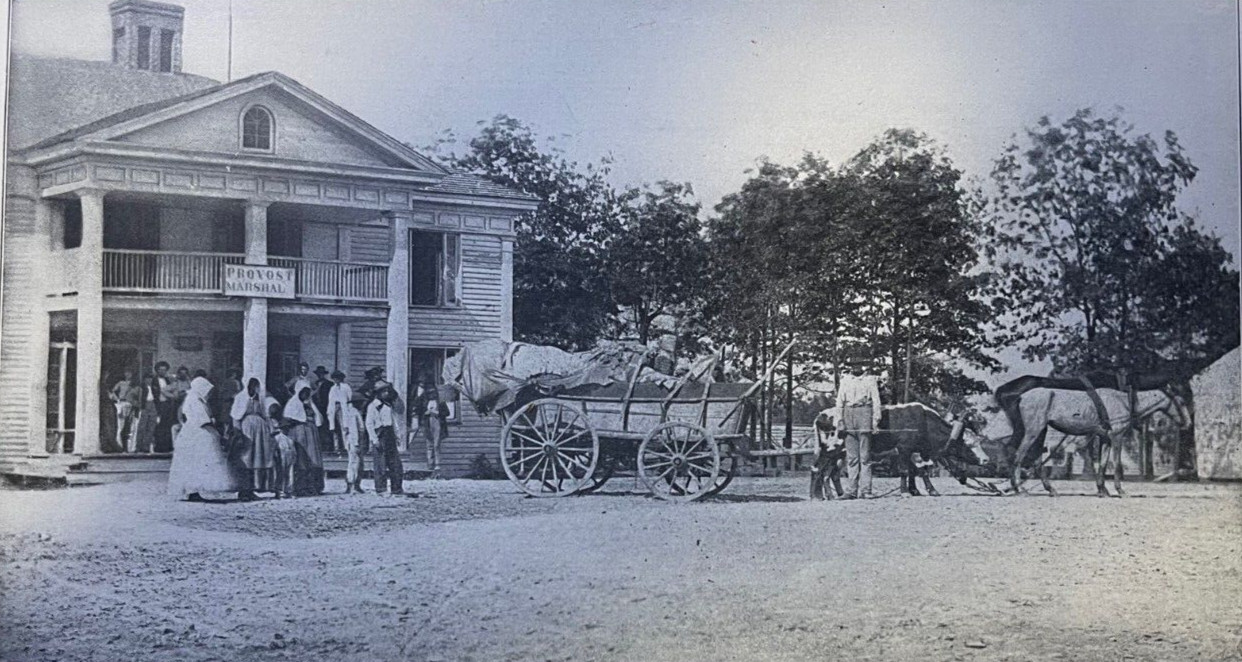 1912 Vintage Illustration Provost Marshal\'s Headquarters at Corinth Civil War