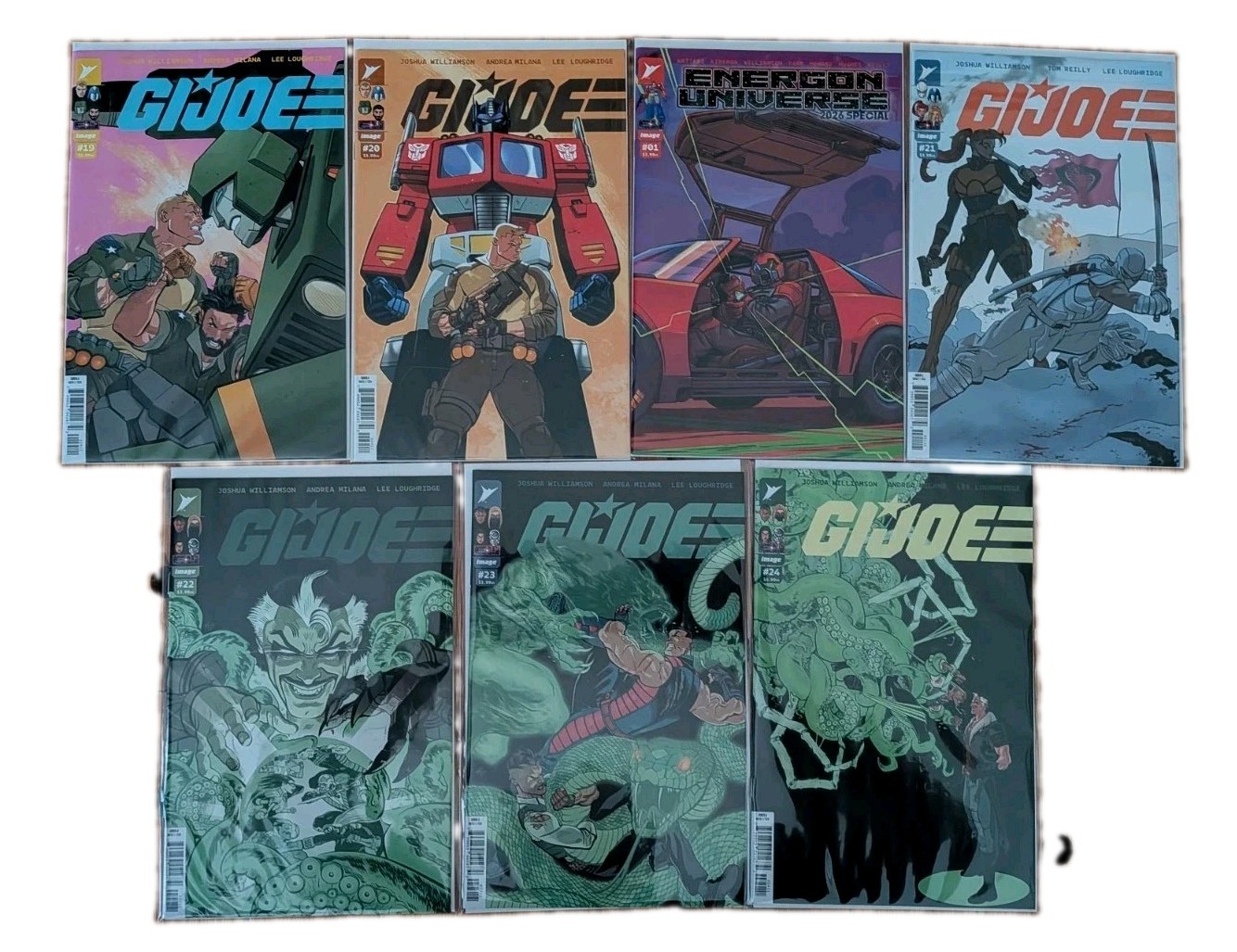🔑GI JOE (2026) #19-24 + EU SPECIAL NM-/VF+ COMPLETE 4TH ARC SET IMAGE COMICS