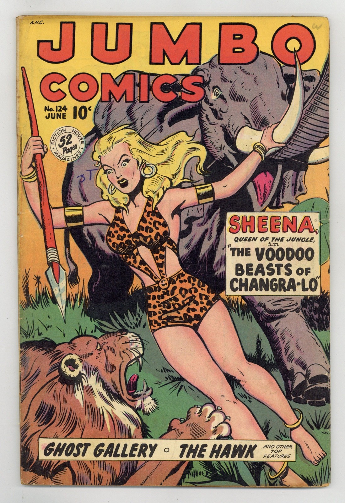 Jumbo Comics #124 GD/VG 3.0 1949