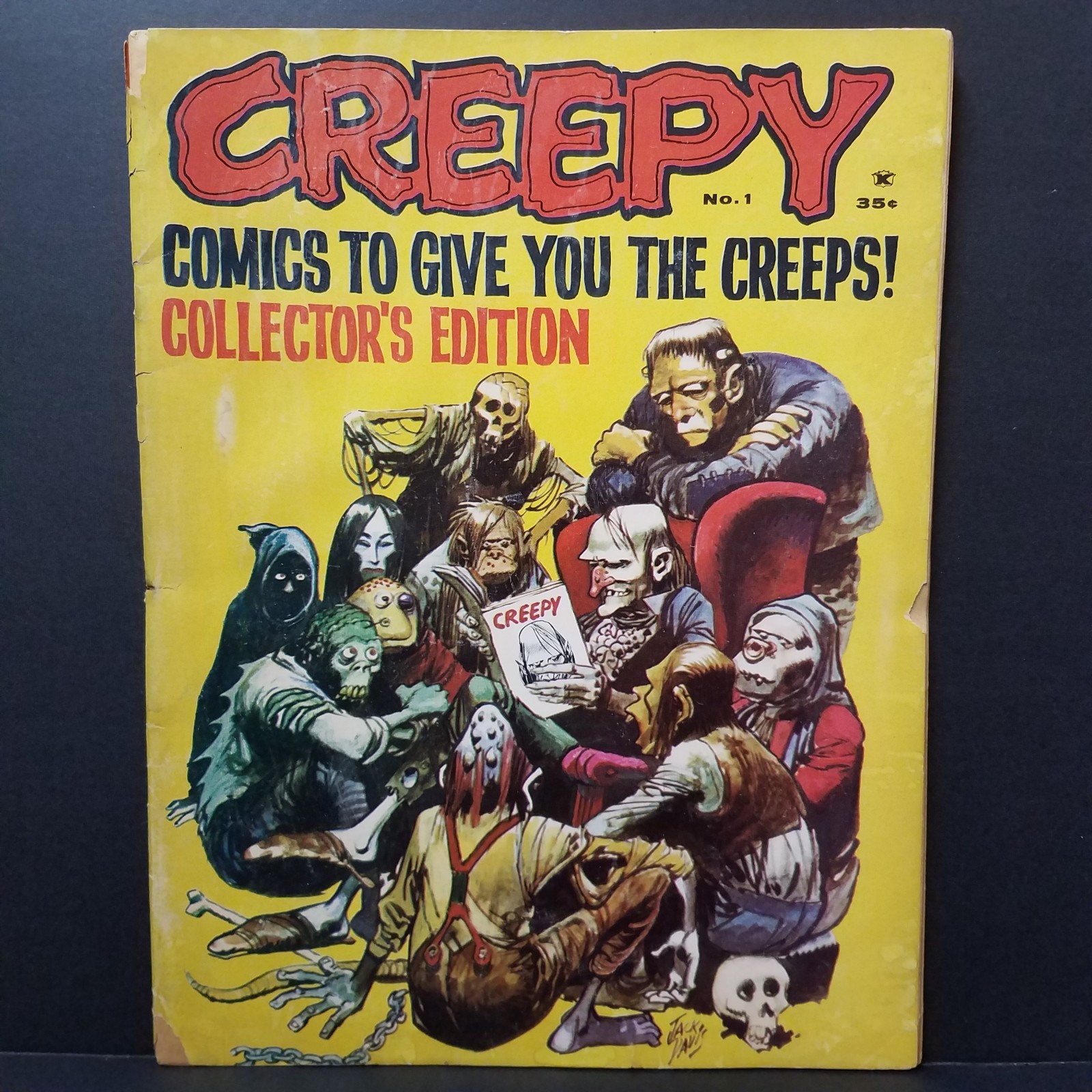 CREEPY #1 WARREN 1964 JACK DAVIS FRAZETTA CRANDALL WILLIAMSON 1ST UNCLE CREEPY