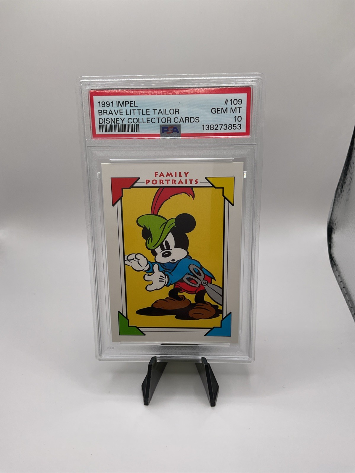 Mickey Mouse PSA 10 - 1991 Impel Disney #111 Brave Little Tailor