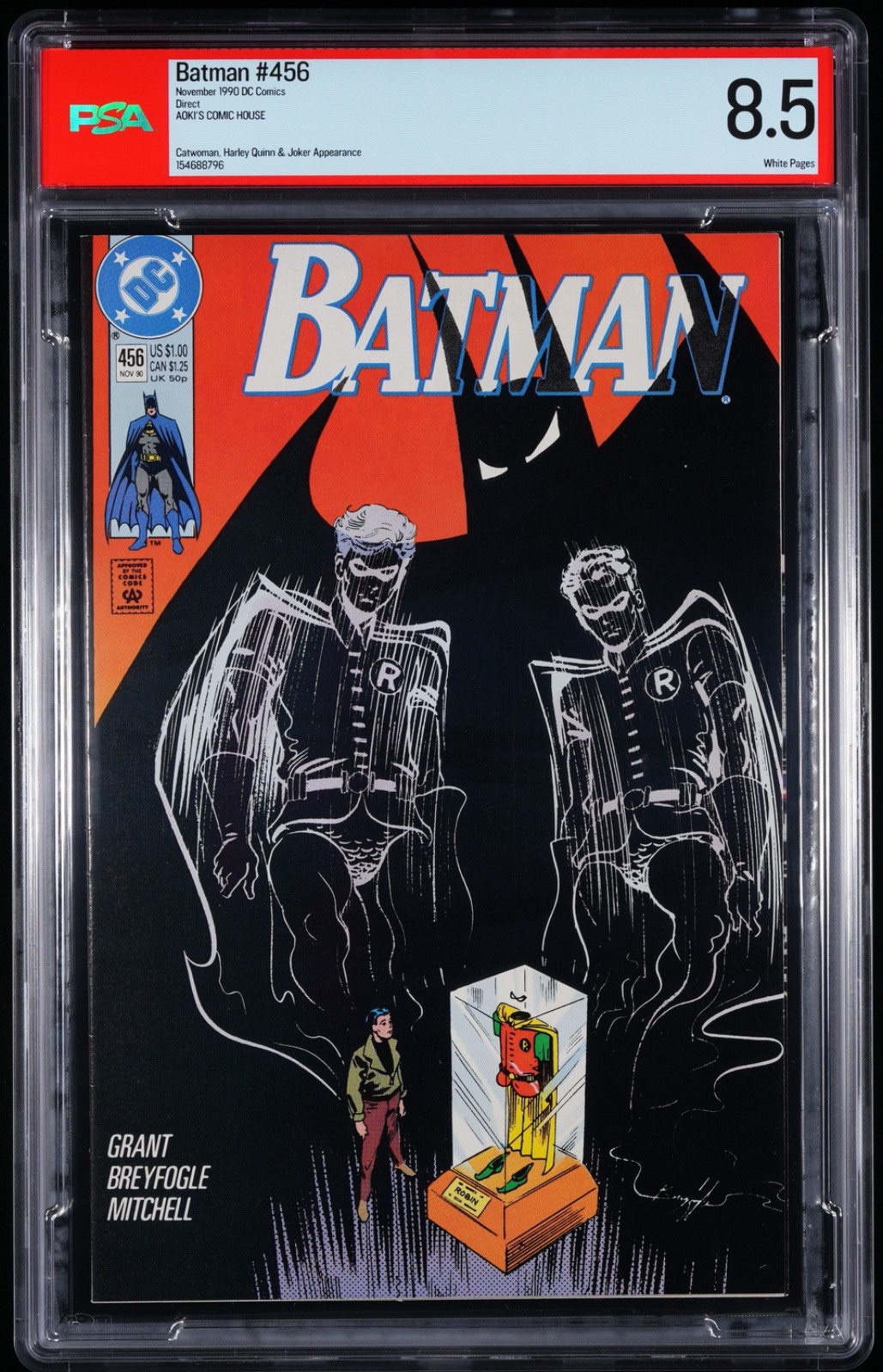 Batman #456 (DC Comics November 1990) PSA 8.5
